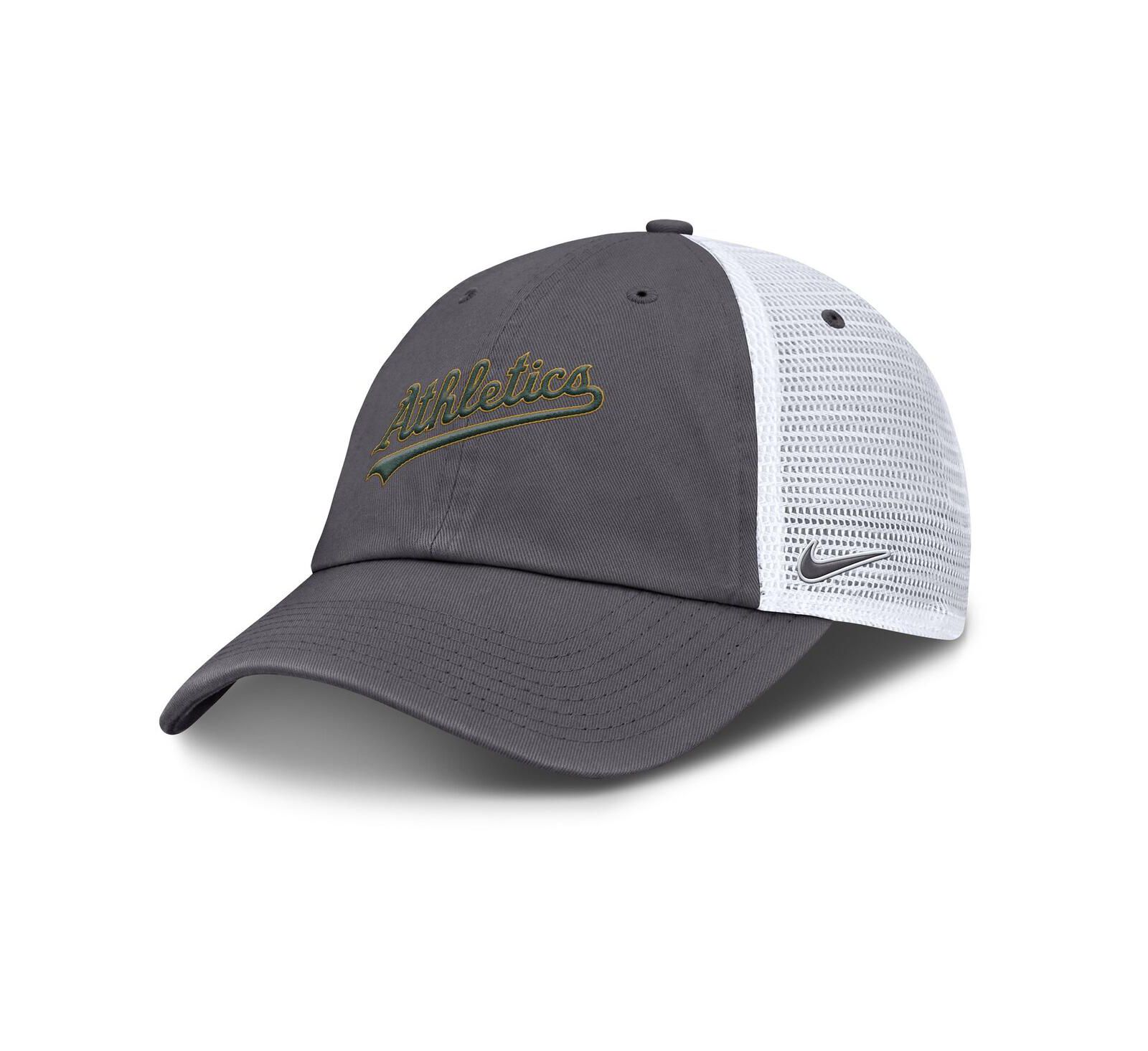Кепка Nike Men's Gray Athletics Wordmark Club Adjustable Trucker