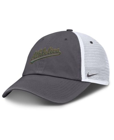 Кепка Nike Men's Gray Athletics Wordmark Club Adjustable Trucker
