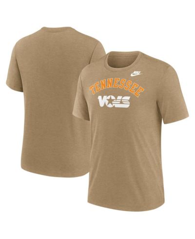 Мужская футболка Nike Tennessee Volunteers Legacy Arch Tri-Blend Heather Light Brown
