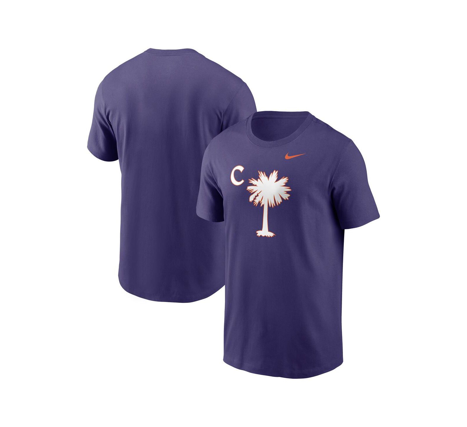 Мужская футболка Nike Purple Clemson Tigers Palmetto C T-Shirt