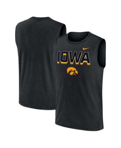 Мужской майка Nike Iowa Hawkeyes Primetime Tricode Legend Performance, черная