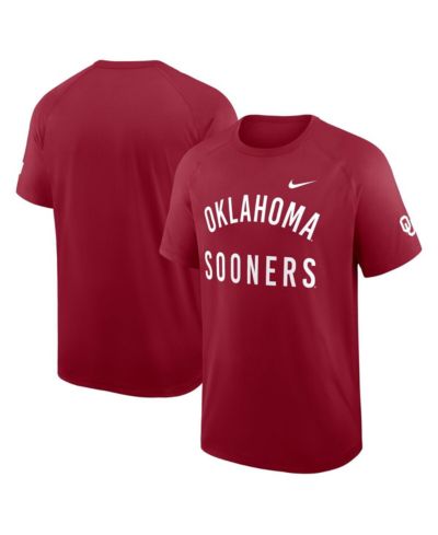 Nike Мужская футболка Nike Oklahoma Sooners Ready Raglan Premium Performance