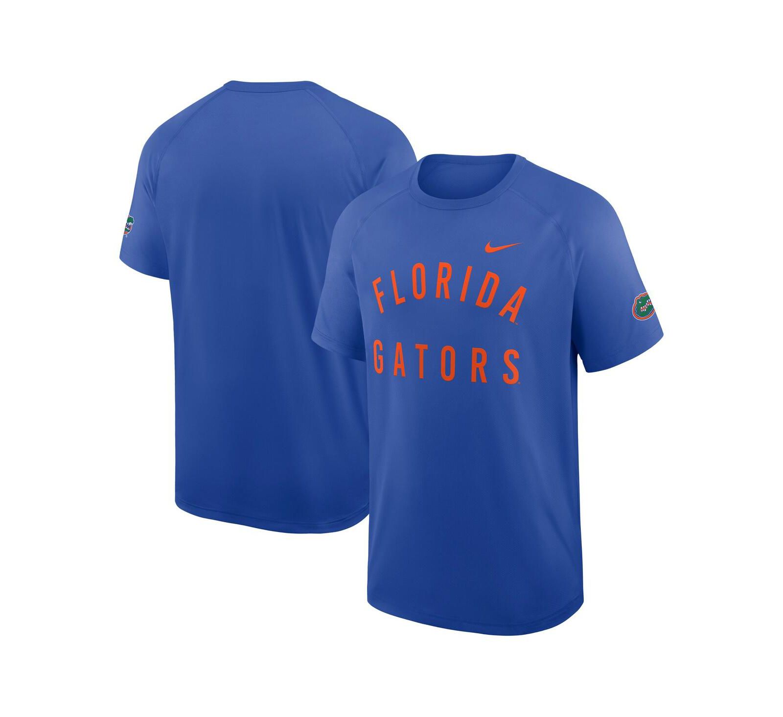 Nike Men's Royal Florida Gators Ready Raglan Premium Performance T-Shirt