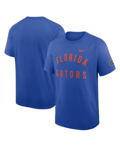 Nike Мужская премиальная футболка Raglan, королевский синий, Florida Gators Ready