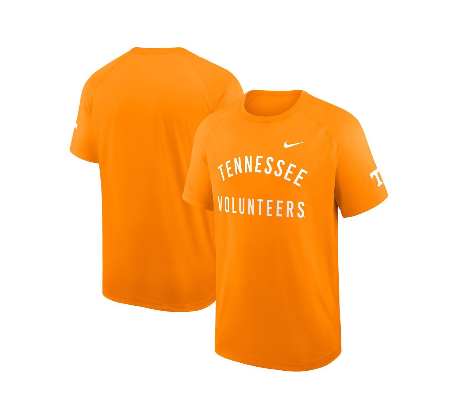 Nike Мужская футболка Tennessee Orange Tennessee Volunteers Ready Raglan Premium Performance