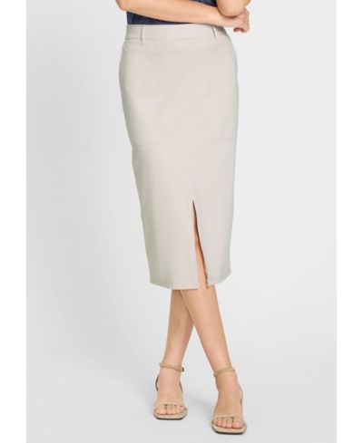 Olsen Women's Midi Stretch Skirt