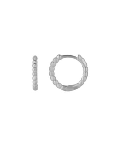 Spero London Серьга-кольцо из стерлингового серебра Bead Hoop Sterling Earring
