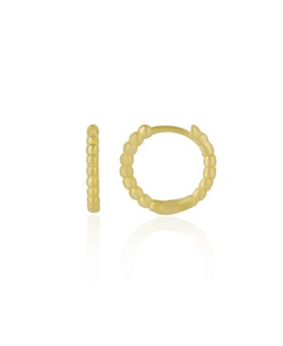 Spero London Серьга-кольцо из стерлингового серебра Bead Hoop Sterling Earring