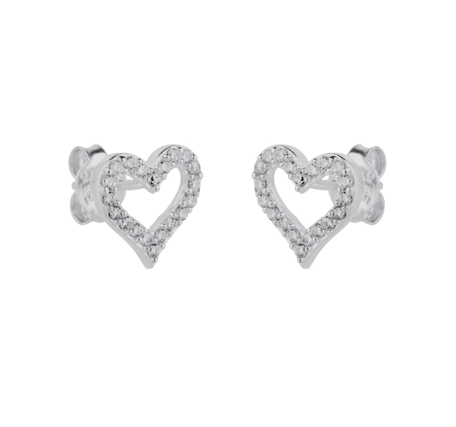 Spero London Heart Sterling Stud серьги-гвоздики