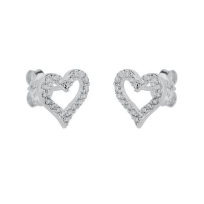 Spero London Heart Sterling Stud серьги-гвоздики