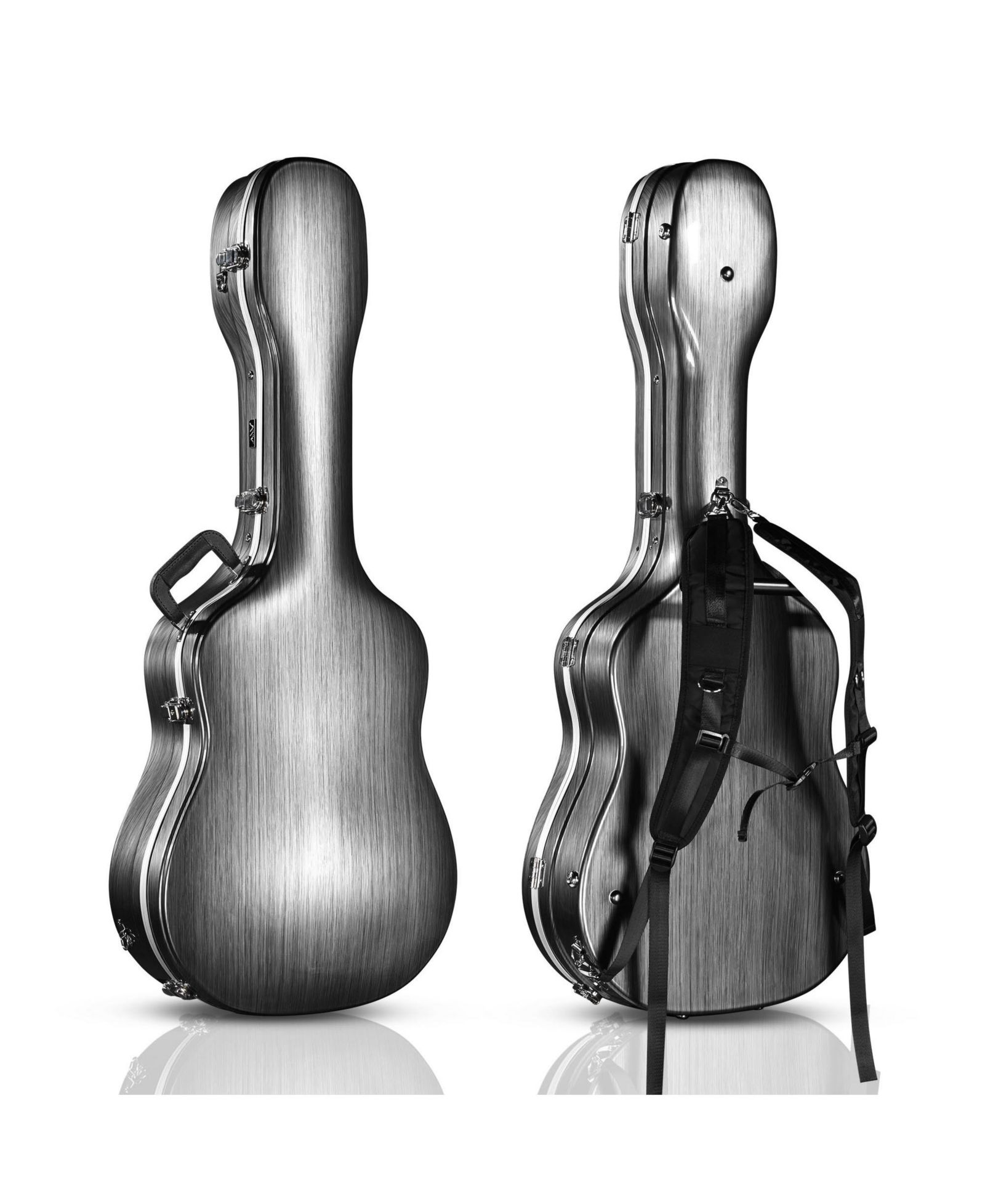 Yescom Hard ABS Hardshell with Backpack Straps Dreadnought Acoustic Guitar Case