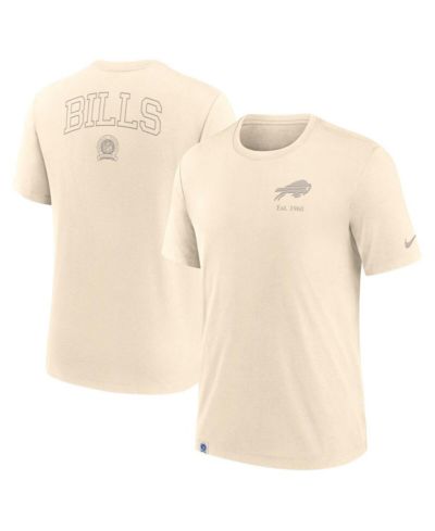 Мужская футболка Nike Buffalo Bills Glory Tri-Blend, цвет Cream