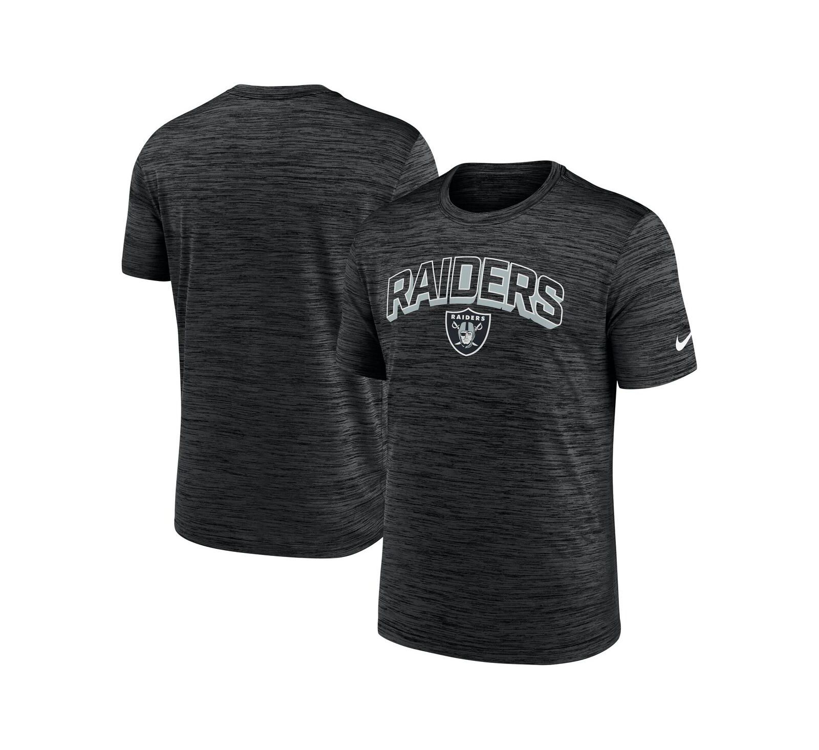 Мужская футболка Nike Black Las Vegas Raiders Velocity Performance