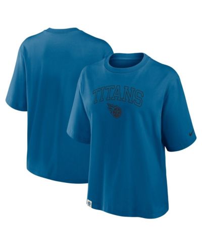 Женская футболка Nike Blue Tennessee Titans Glory Arch Boxy T-Shirt