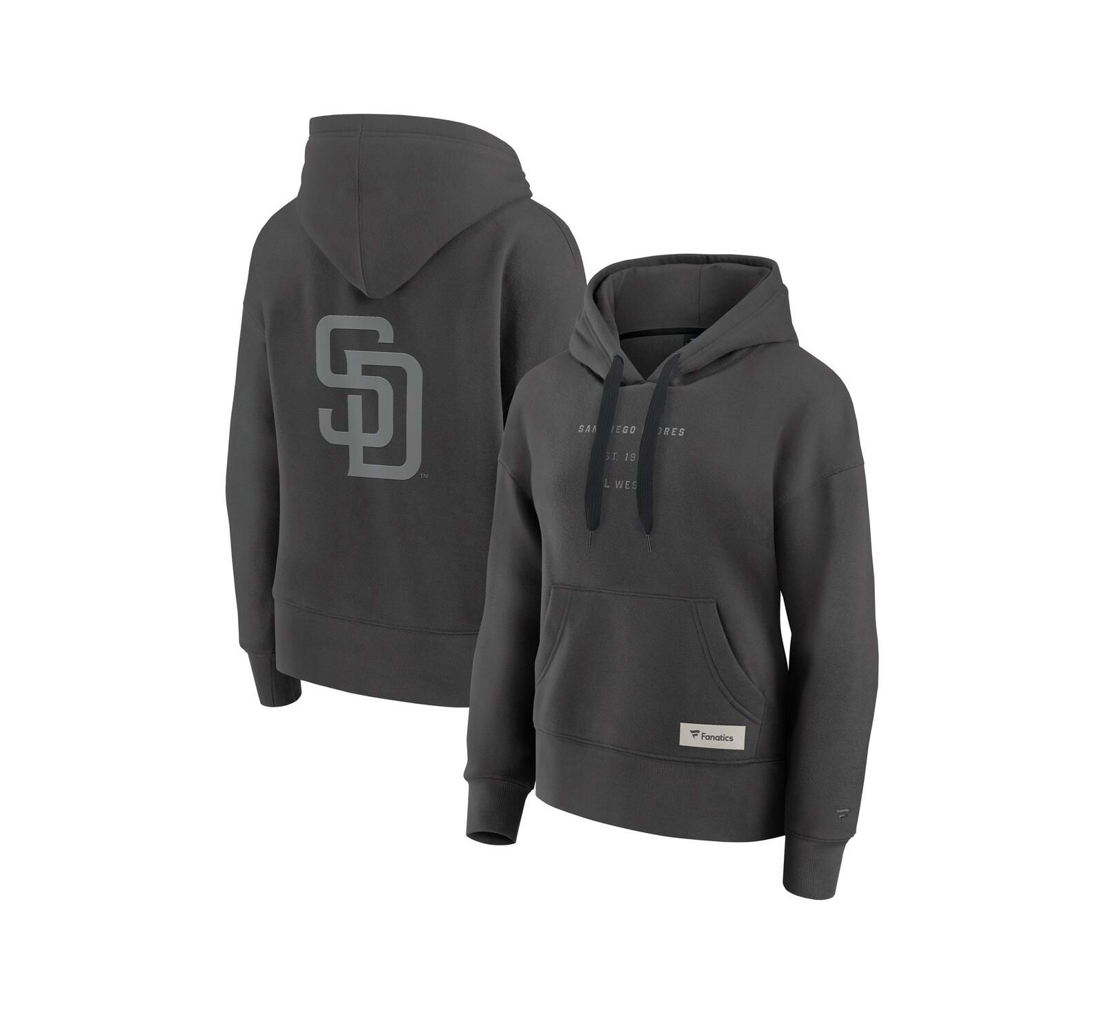 Fanatics Женский худи San Diego Padres Elements Future Ground Charcoal