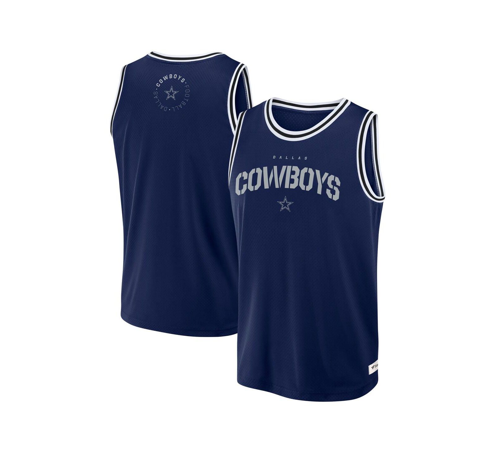 Мужская майка Fanatics Dallas Cowboys Elements Future Ground Navy