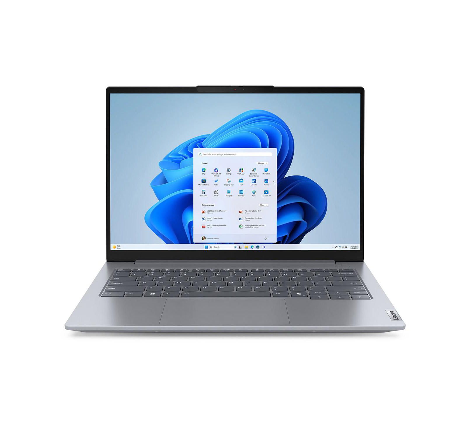 Ноутбук Lenovo ThinkBook 14 G7 ARP 14" WUXGA Touchscreen AMD Ryzen 5 7535HS 16GB RAM 512GB SSD Windows 11 Pro Arctic Gray