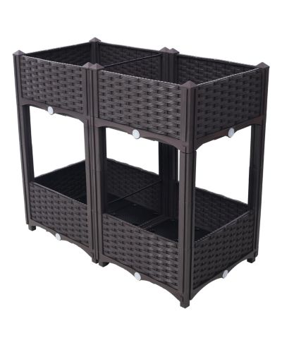 Streamdale Furniture Приподнятая садовая грядка 31.5"x15.7"x27.7 Planter Raised Beds