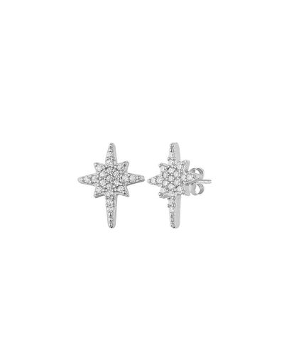 Spero London Northern Star Sterling Stud Earring