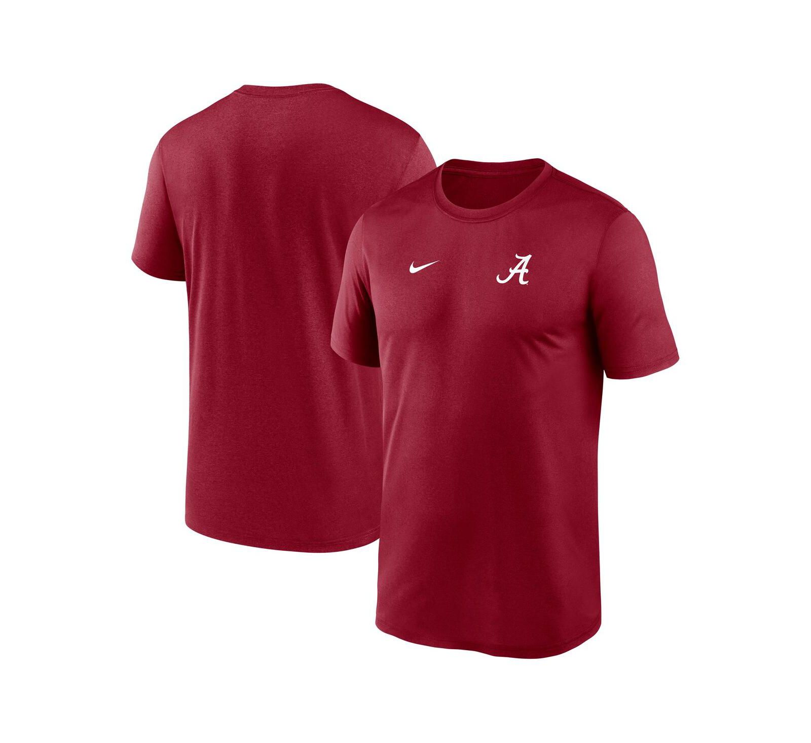 Nike Men's Crimson Alabama Crimson Tide 2025 Sideline Small Logo Legend Performance T-Shirt