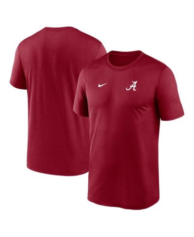 Мужская футболка Nike Crimson Alabama Crimson Tide 2025 Sideline Small Logo Legend Performance