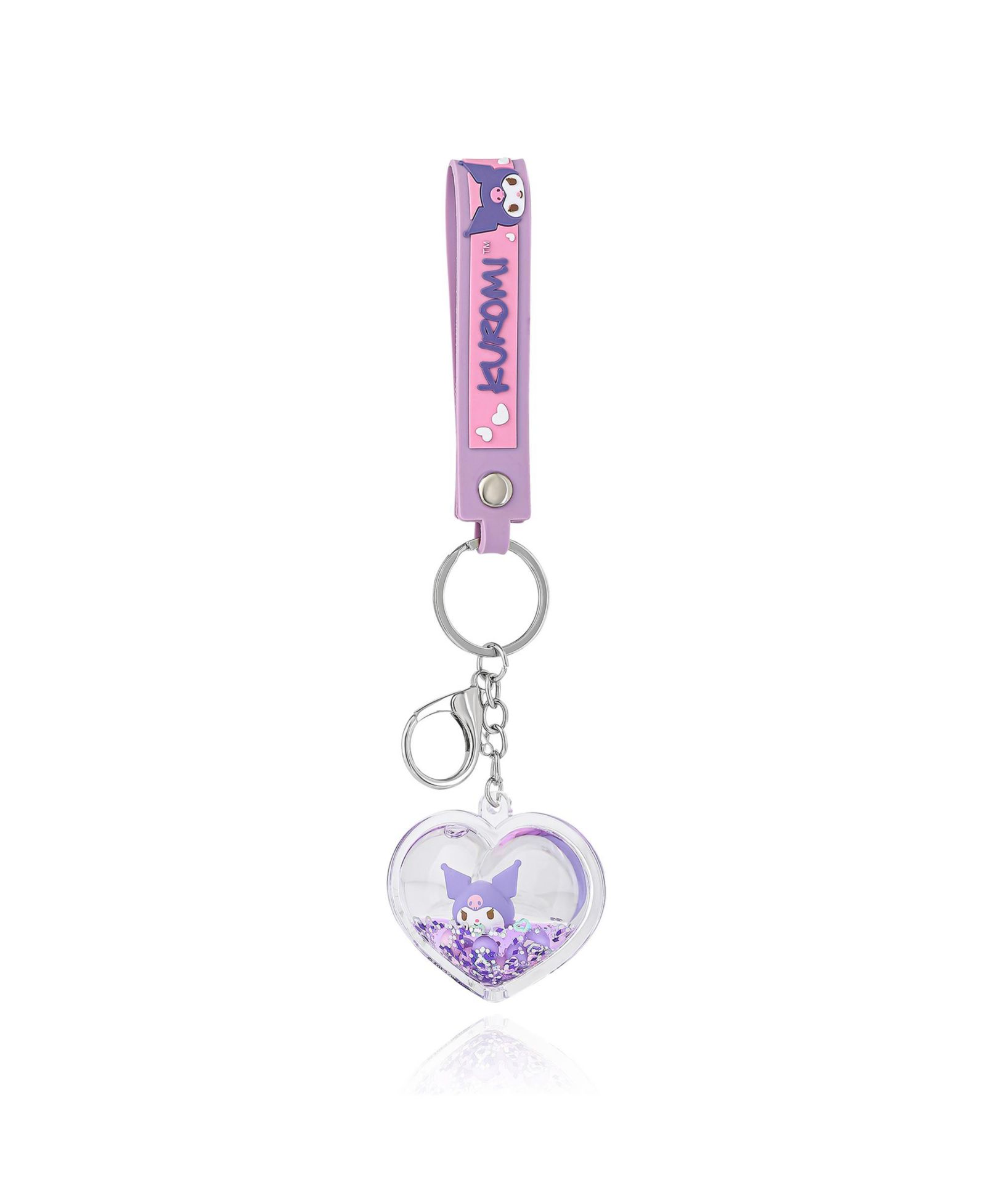 Жидкий брелок Hello Kitty Kuromi Purple Heart