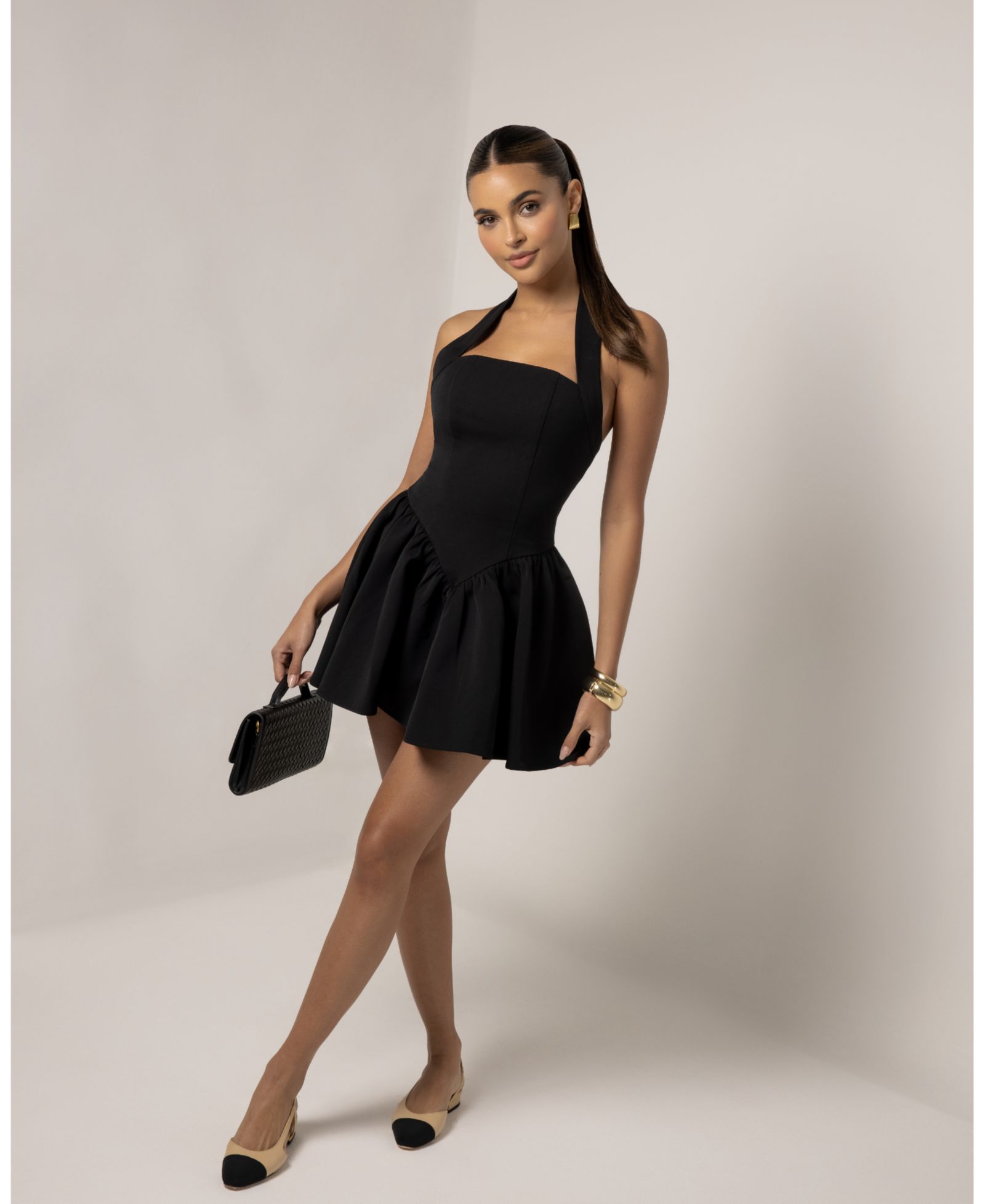 Heiress Beverly Hills Женское мини-платье А-силуэта с halter-вырезом