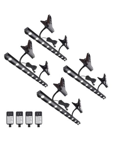 Yescom Instahibit Adjustable LED Light for Retractable Banner Stand Trade Show 4 Packs