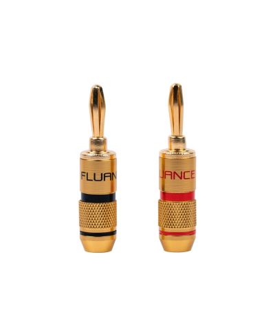 Fluance 16 to 12 AWG Gold-Plated Banana Plugs