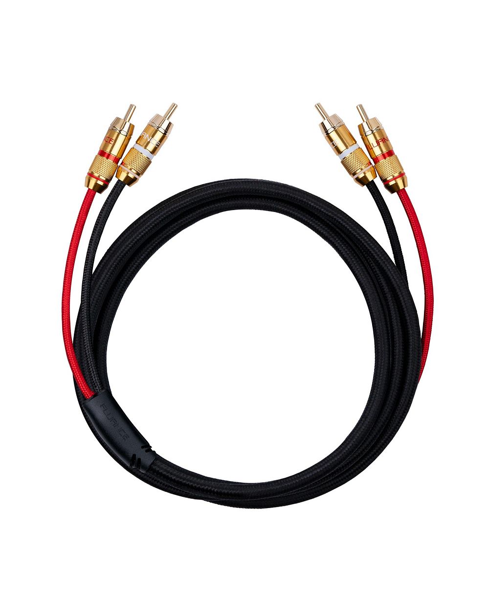 Fluance RCA Cable, 2-Male to 2-Male Gold-Plated Plugs for Preamplifier, CD player, Turntable, and Hi-Fi system - 6 Feet