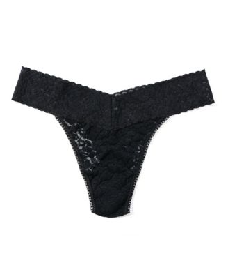 Hanky Panky Women's Leopard Lace Original Rise Thong Underwear 7I1101