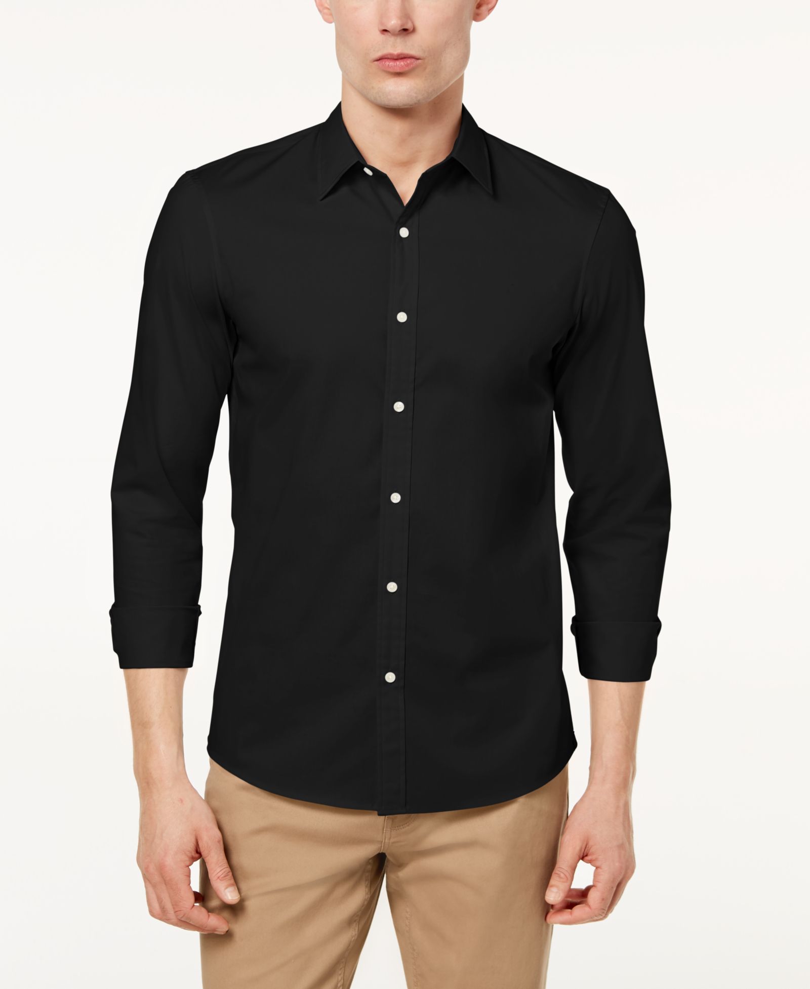 Мужская рубашка Michael Kors Stretch Button-Front