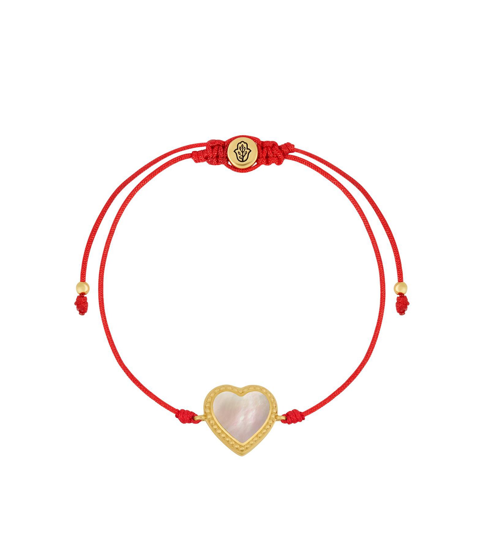 Браслет Sincere Love с сердечком из перламутра