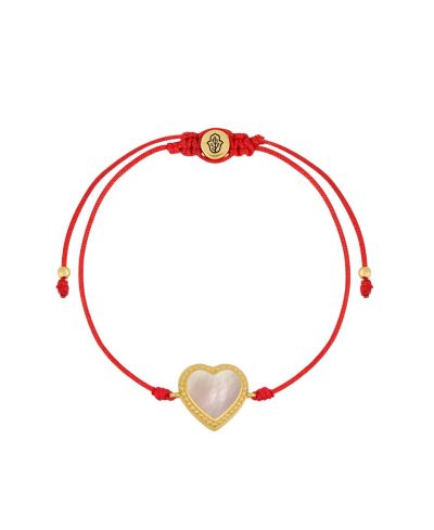 Браслет Sincere Love с сердечком из перламутра