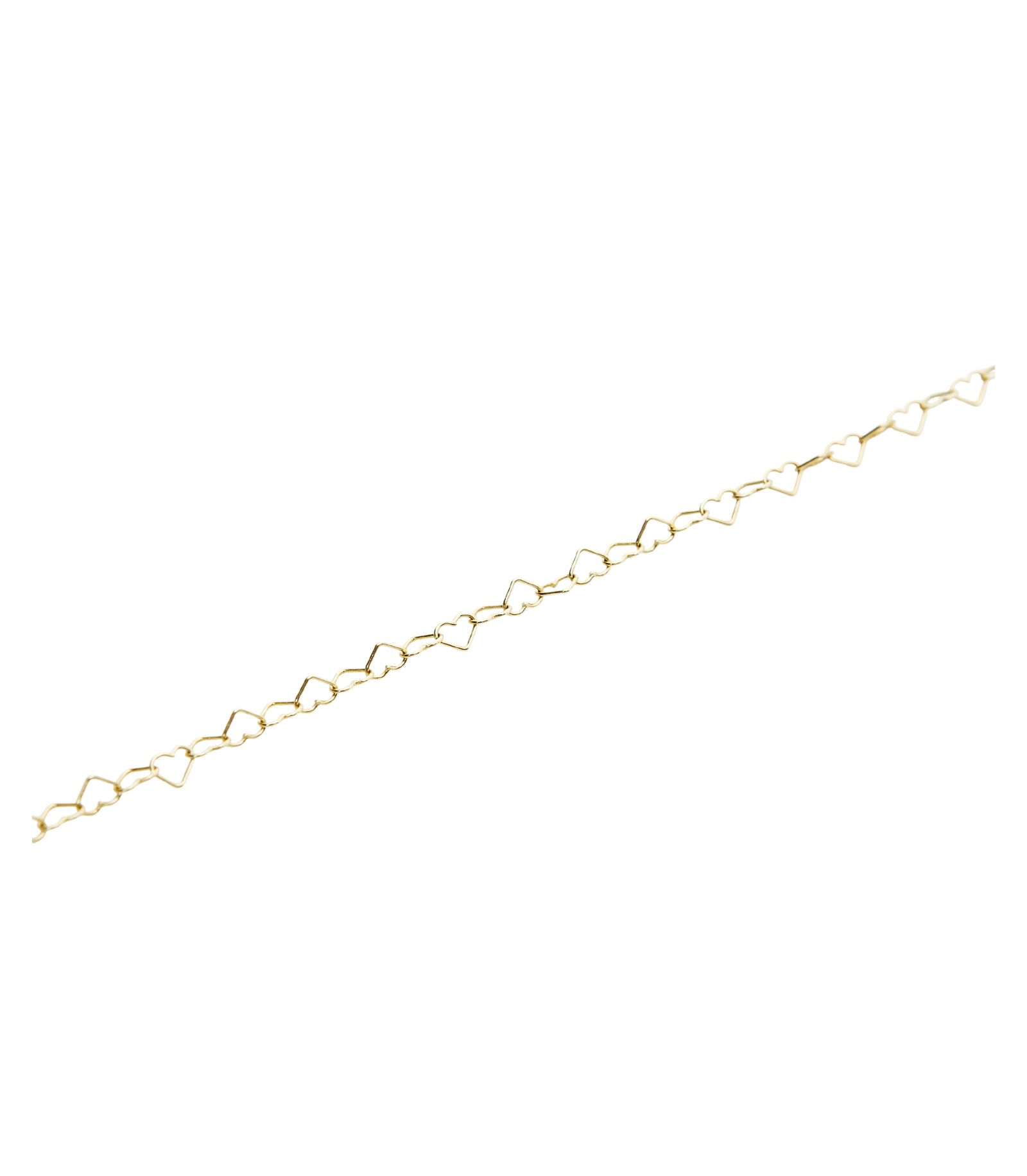 Spero London Love Heart Sterling Chain Bracelet