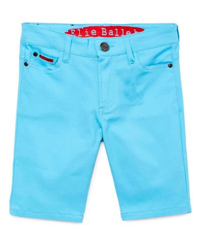Мужские шорты Elie Balleh Big Boys из хлопкового твила цвета aqua