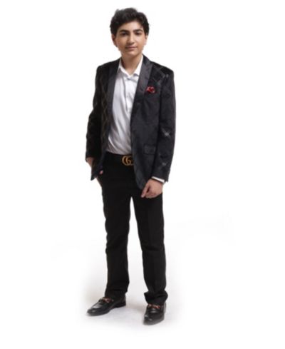 Elie Balleh Детская клетчатая куртка slim fit