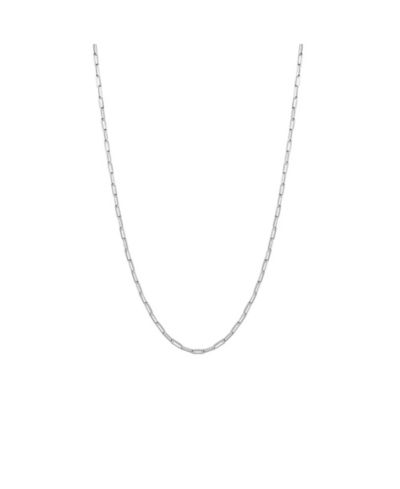 Spero London Rectangular Link Chain Sterling Necklace