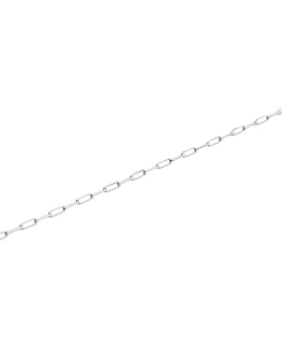 Spero London Rectangular Sterling Chain Bracelet