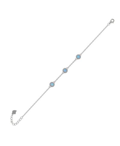 Spero London Opal Jewelled Sterling Bracelet