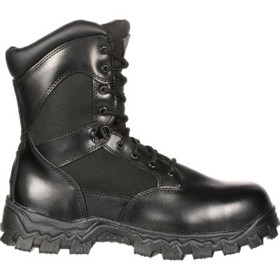 ROCKY Men's AlphaForce Zipper Composite Toe Public Service Boot