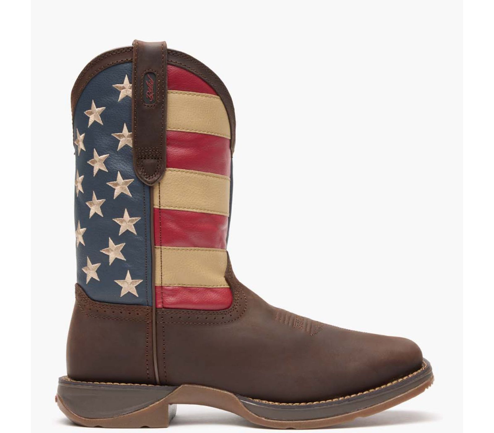 Durango Men's Rebel by Patriotic Pull-On Western Flag Boot