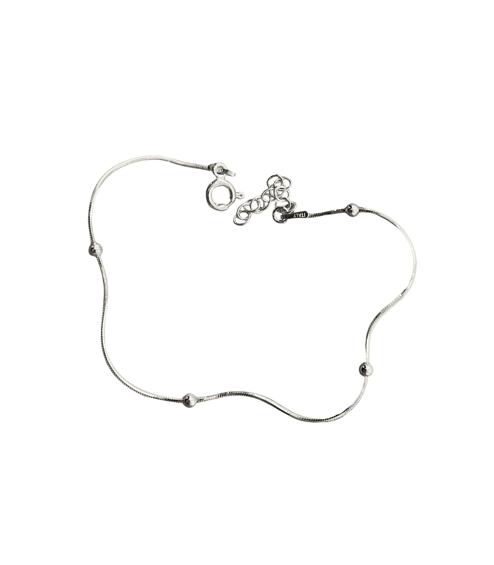 Браслет Spero London Italian Bead Chain Sterling Satellite