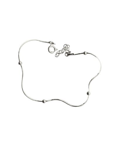 Spero London Italian Bead Chain Sterling Satellite Bracelet