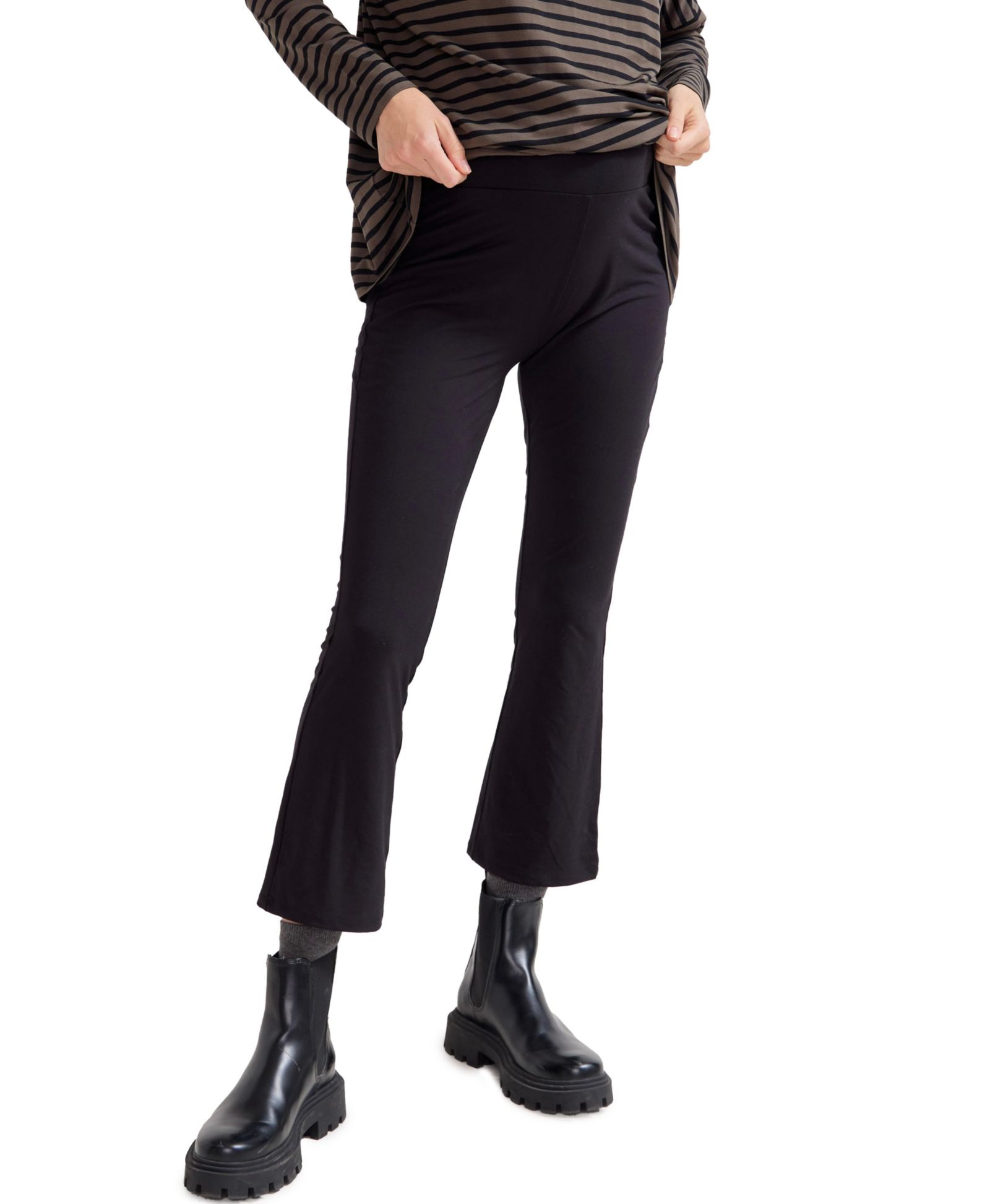 Материнские леггинсы HATCH Collection The Ultimate Over the Bump Crop Flare