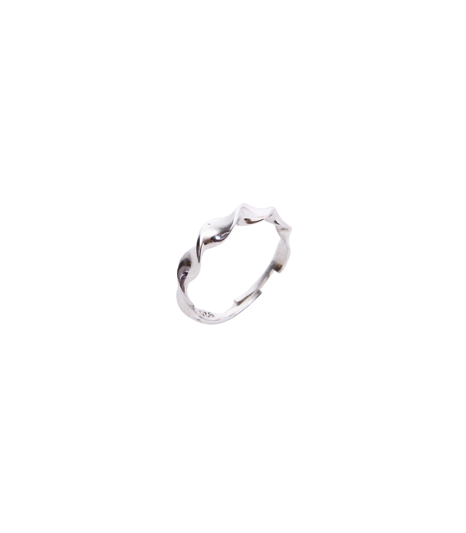 Spero London Helical Sterling Ring Lightly Twisted Ring