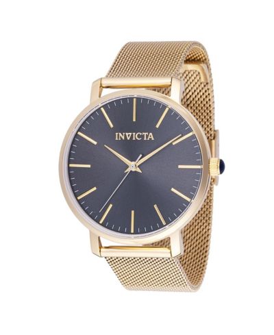 Invicta Women's 48845 Angel  Quartz 3 Hand Charcoal Dial Watch