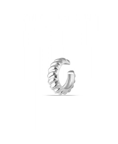 Spero London Серьга-кафф Croissant Sterling Silver без прокола