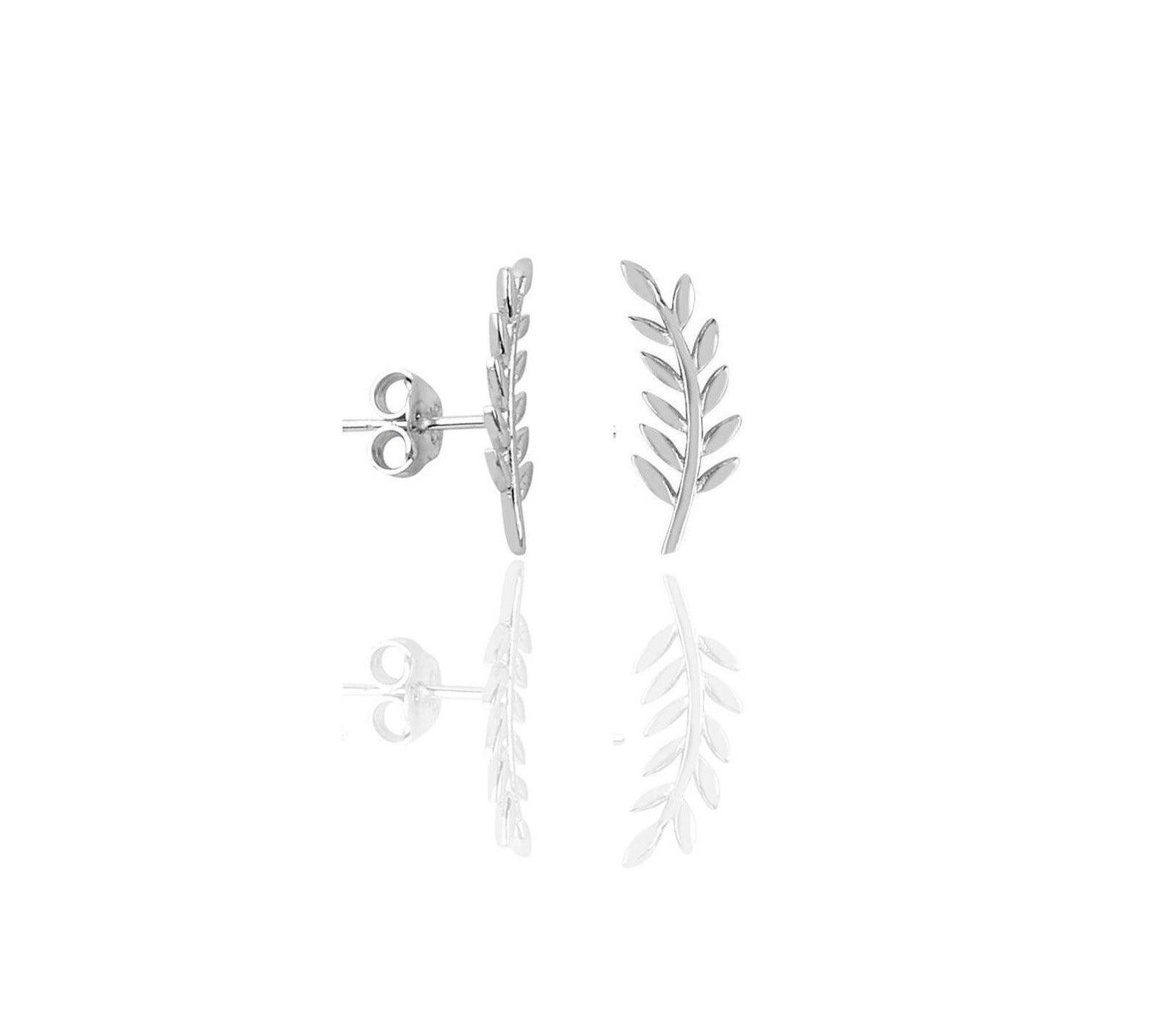 Spero London Серьги-гвоздики Wheat из стерлингового серебра