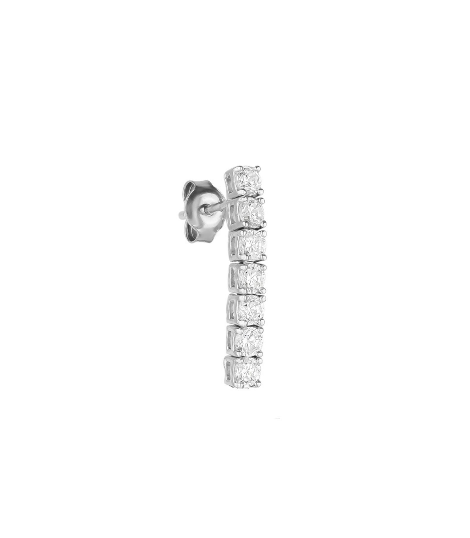 Spero London Sterling Tennis Earring - Single